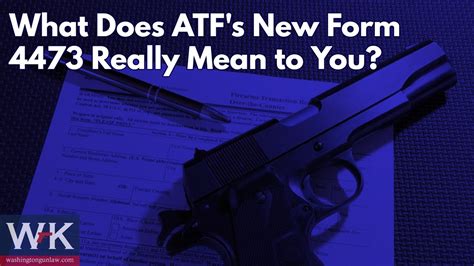 What Does Atfs New Form 4473 Really Mean To You Mindovermetal English