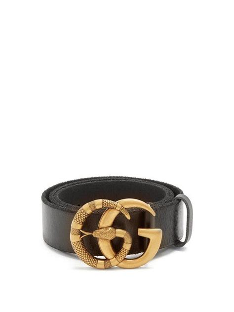 Gucci Gg Snake Buckle Leather Belt Gucci Buy Gucci Gucci Men