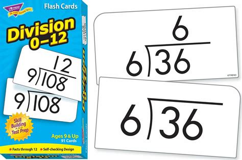 Division Flash Cards Printable 0 12 Printable Templates