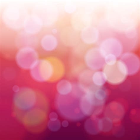 Orange And Purple Bokeh Abstract Light Background Vector Illustration