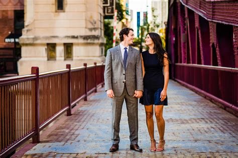 Loren And Steves Downtown Chicago Engagement Session