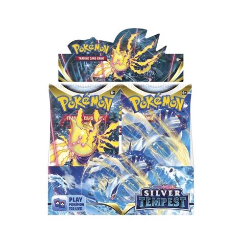 Pokémon Tcg Sword And Shield Silver Tempest Booster Display Box 36