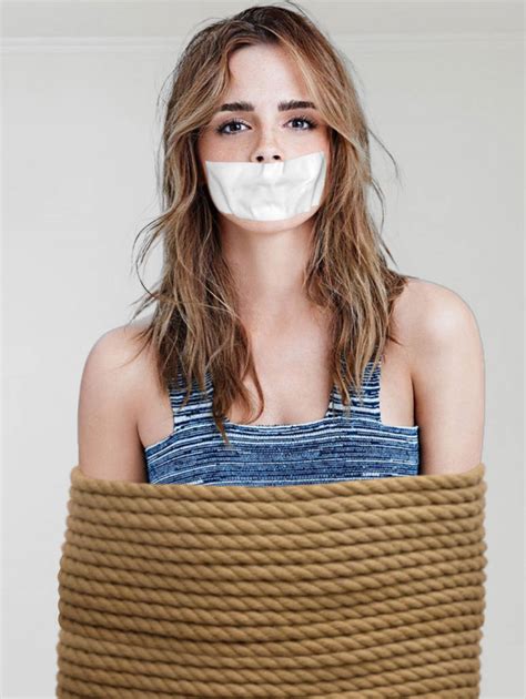 Emma Watson Rope Tied Tape Gagged By Goldy0123 On Deviantart