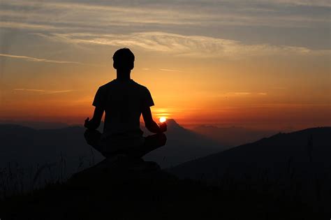 Meditation Calm Pleasant Peace Sun Spiritual Awakening Hd