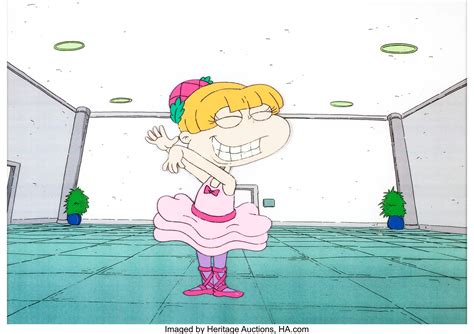 Rugrats Angelica Pickles Production Cel Nickelodeonklasky Csupo