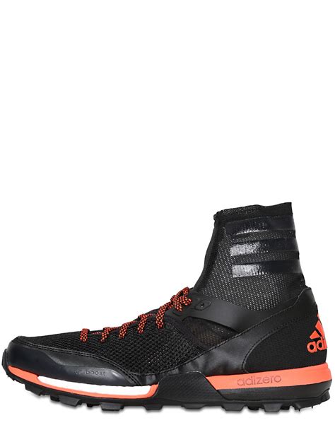 Lyst Adidas Adizero Xt Boost Trail Running Sneakers In Orange