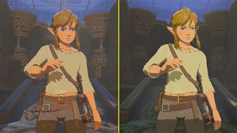 The Legend Of Zelda Breath Of The Wild Wii U Vs Switch