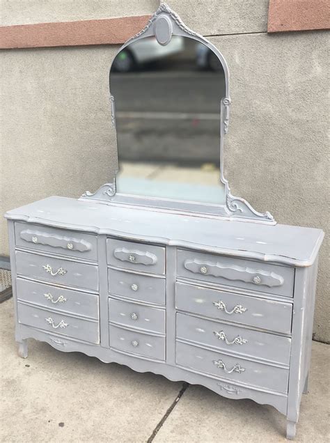 Uhuru Furniture And Collectibles Painted French Provincial Dresser