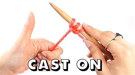 How To Cast On Knitting For Total Beginners Youtube