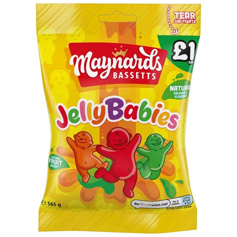 Bassetts Jelly Babies 165g Sweets Multipack Bandm