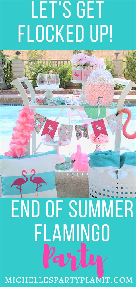 Easy Flamingo Party Ideas To Celebrate The End Of Summer Michelles Party Plan It Flamingo