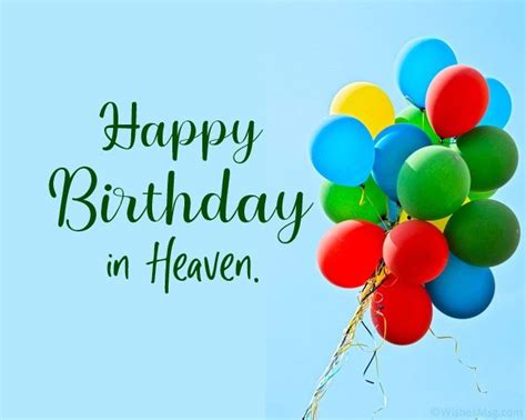 100 Top Happy Birthday In Heaven Wishes Messages And Quotes