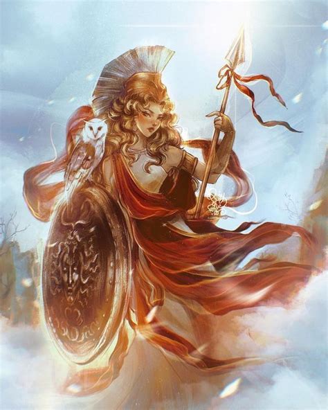 Athena Goddess Of Wisdom And Courage Greek Goddess Art Greek