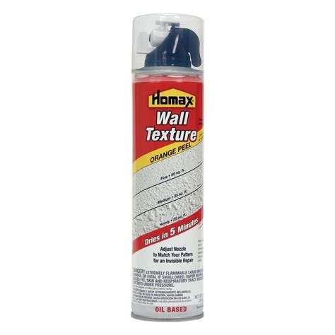 Homax 10 Oz Wall Orange Peel Quick Dry Oil Based Spray Texture 4050 06