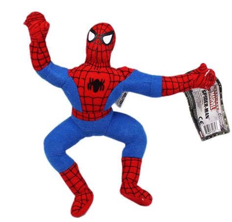 Ultimate Marvel Spider Man Rigid Pose Small Stuffed Toy With Suction