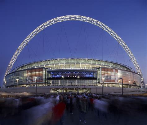 Even though the first stadium was demolished in 2003, the current option of the home of england's international team was. Wembley Stadium | Populous | Archello