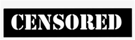Censura Censurado Censored Censured Censored Sticker Transparent Png
