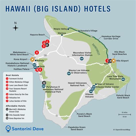 Beaches Big Island Hawaii Map When Do We Spring Forward In 2024