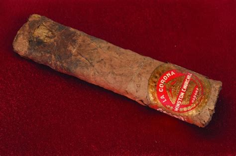 Half Smoked Winston Churchill Cigar Sells For 12k