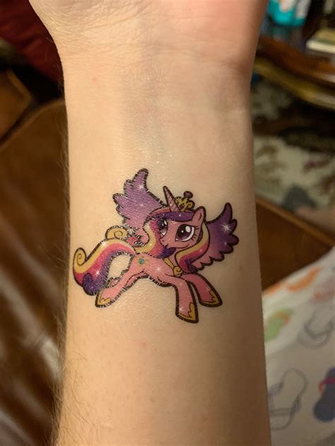 I Just Got Done Putting On A My Little Pony Fun Tattoo Of Candence I ️