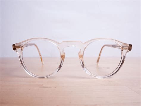 Oliver Peoples Gregory Peck Buff Eyeglasses Glasses Frames Trendy