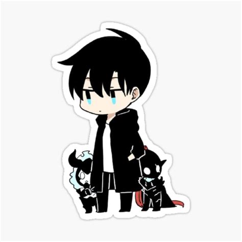 Solo Leveling Chibi Design Sticker By Unbelievableco Redbubble