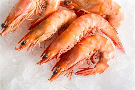 Ocean King Prawns Cooked Manettas Seafood Market