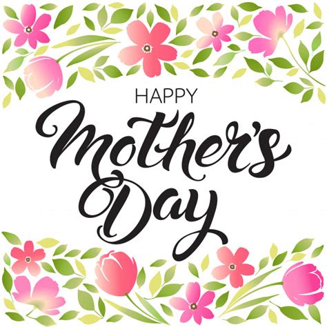 Feliz Día De Las Madres Letras Tarjeta De Felicitación Del