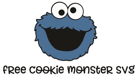 Free Cookie Monster SVG File - www.my-designs4you.com