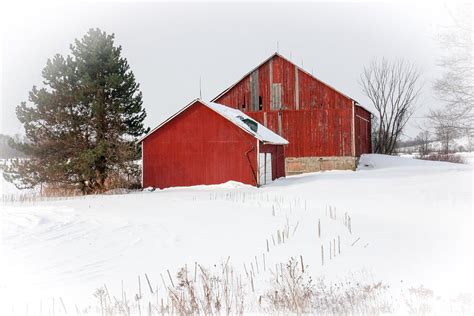 The Red Barn Photograph By Nick Mares Pixels
