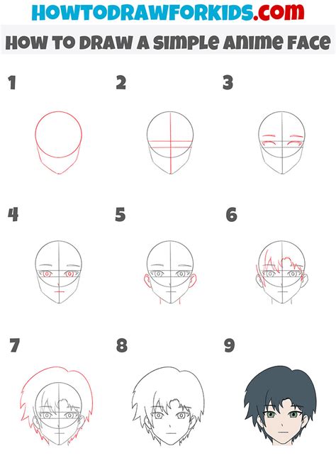 How To Draw An Anime Face Step By Step Vrogue Co
