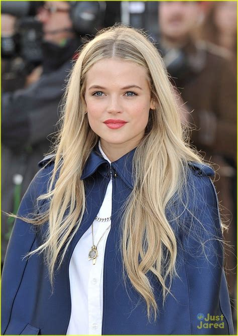 Loving Her Lip Color And Coat Combo British Actress Gabriella Wilde At