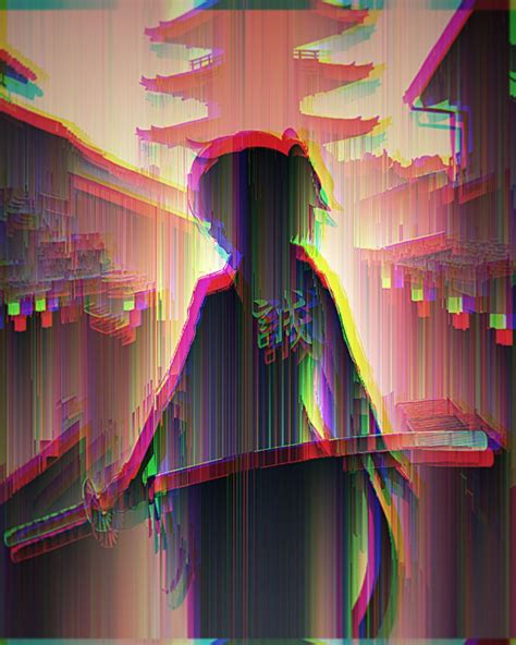 Glitch Anime Girl And Boy Wallpapers Wallpaper Cave