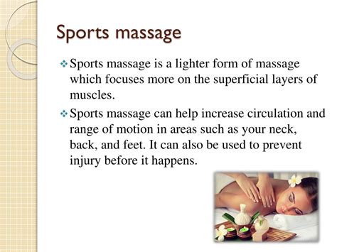 Ppt The Difference Between Deep Tissue And Sports Massage Powerpoint Presentation Id11240829