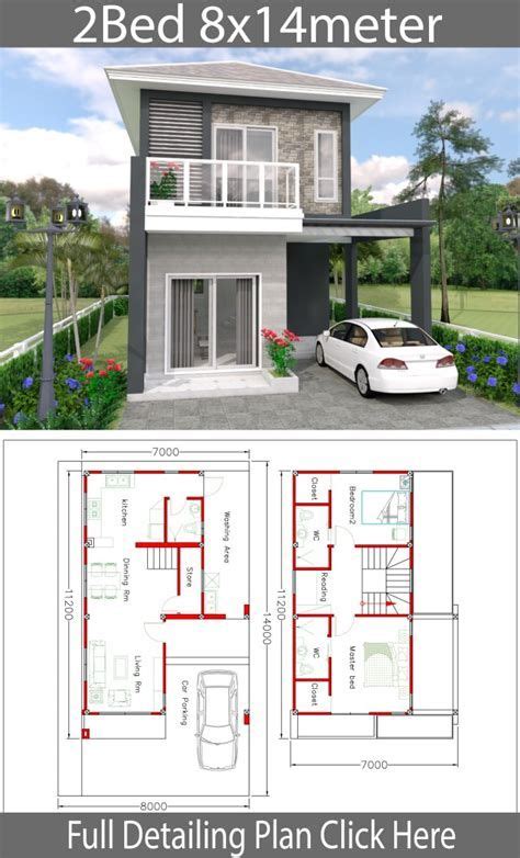 House Plans 12x11m With Full Plan 3beds Sam House Plans Building