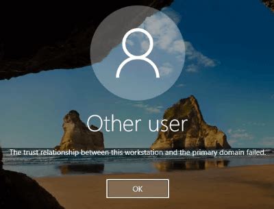 I learned early on that rebuilding my laptop every time first, log into the vm that is displaying the trust error message using a local account that is an administrator. Fix "The trust relationship between this workstation and ...
