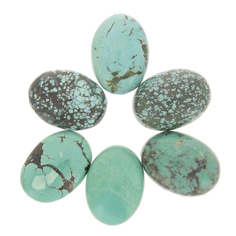 Oval Cabochon 18x13mm Genuine Turquoise X1 Perles Co