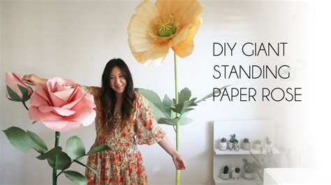 Diy Giant Paper Flowers With Stem Best Flower Site