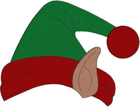 Elf Hat Template Elf Hat Elf Ears Christmas Holiday Machine