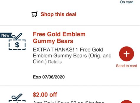 And for all future sporting events. FREE Gold Emblem Gummy Bears - Extreme Couponing & Deals