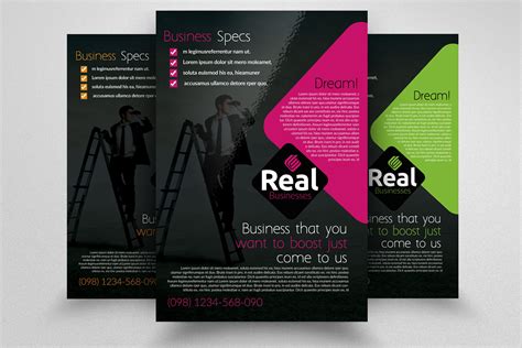 Business Marketing Flyer Template Flyer Templates ~ Creative Market
