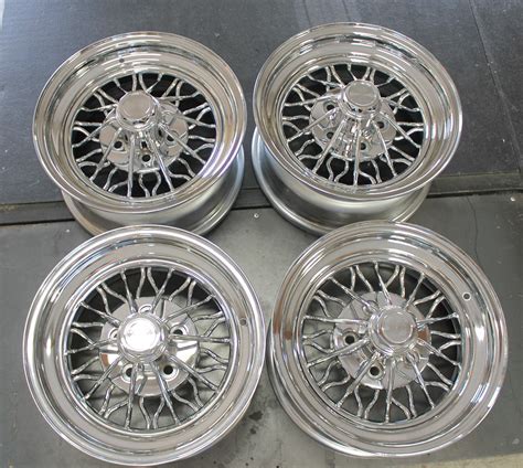 Wire Wheels Bidding On One Item Gets You Four Wheels Four Caps Four