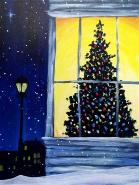 Image Result For Easy Canvas Christmas Paintings Christmas Canvas Art