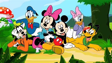 Walt Disney Cartoon Characters Wallpapers Wallpaper Cave
