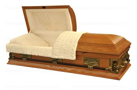 Pieta Oak Funeral Casket Kingwood Funeral Supply Inc