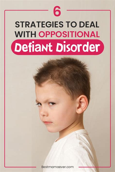 How To Deal With A Child With Odd 6 Strategies Oppositional Defiant