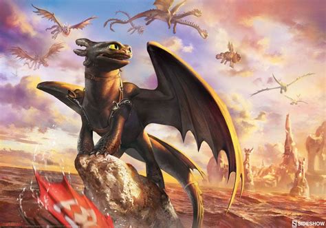 Httyd Toothless And The Dragons Of Berk By Bigmac996 Dragons Riders Of