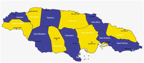 Jamaica Map 1 Atlas Transparent Png 1199x514 Free Download On Nicepng