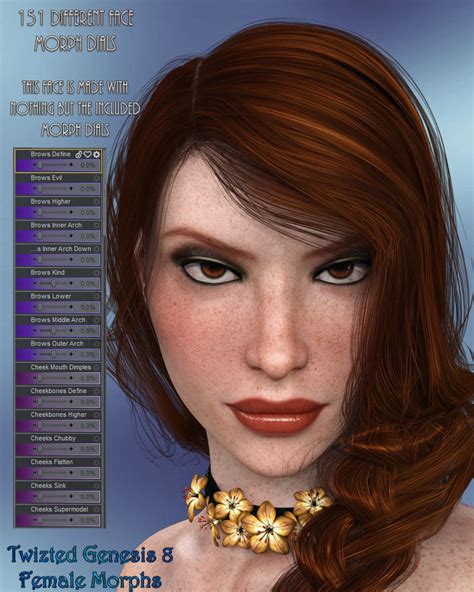 Twizted Genesis 8 Morphs By Twiztedmetal3d On Deviantart