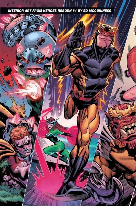 Marvel Comics And Heroes Reborn 1 Spoilers A Sneak Peek At That